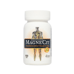MAGNECIT + B6 magneesiumi tabletid 100tk (magneesiumtsitraat + B6-Vitamiin)