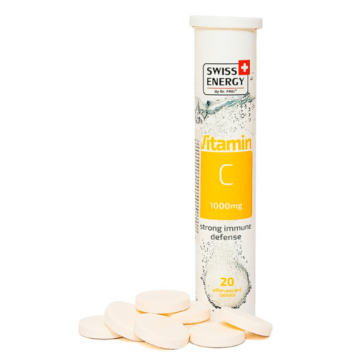 SWISSENERGY VITAMIN C lahustuvad C-vitamiini tabletid 20tk (1000mg)